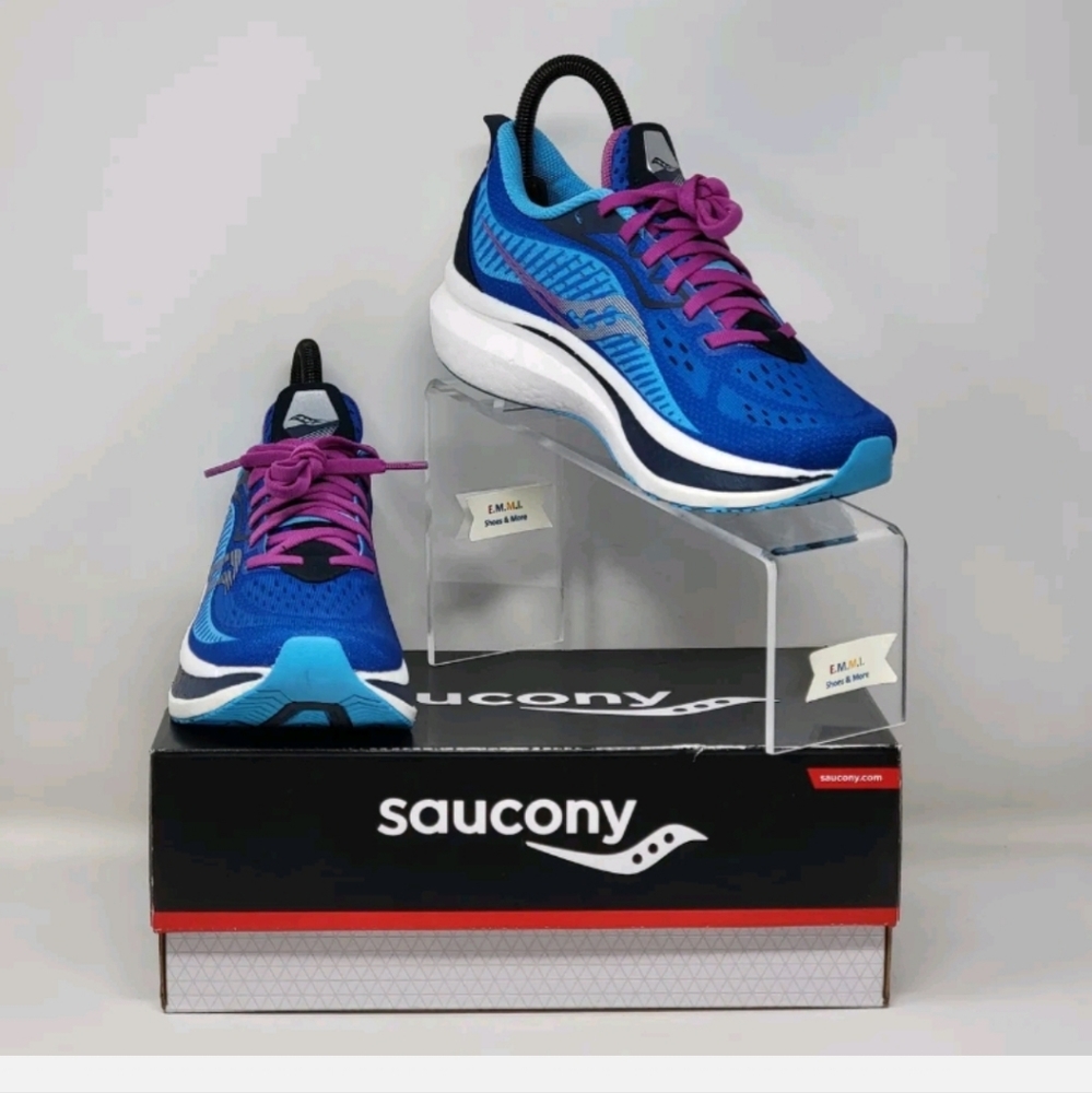 Saucony Endorphin Speed 2 Womens Sz 6 Royal/Blaze S10688-30 Athletic Shoes New - Picture 6 of 15